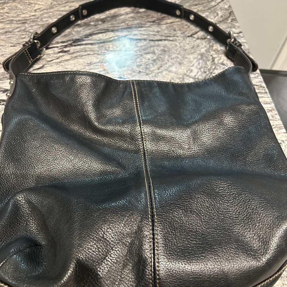 Tignanello Black Leather Women's Bag